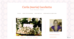 Desktop Screenshot of carlamarialucchetta.com